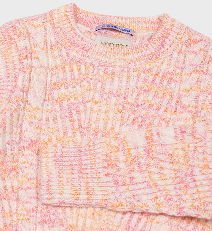 Girl Cable-knitted Sweater