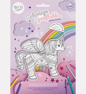 Ara creative Giant Unicorn Inflatable, Packshot View