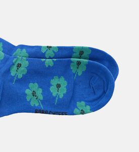 Bobo Choses Logo-detail All-over Clover Pattern Knit Socks, Packshot View
