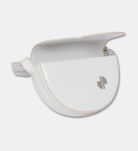 Patou Half-moon Asymmetrical Silver-toned Cut-out Bag, Packshot View