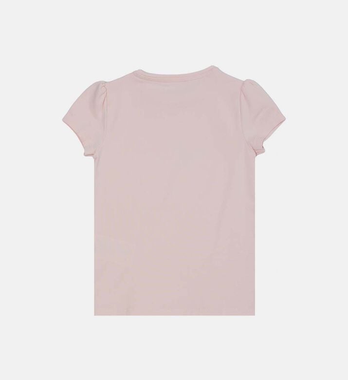 تيشيرت بأكمام منفوشة بطبعة كرز تيشيرت بأكمام منفوشة بطبعة كرز