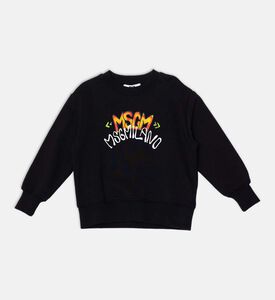 سويت شيرت بطبعة لوغو