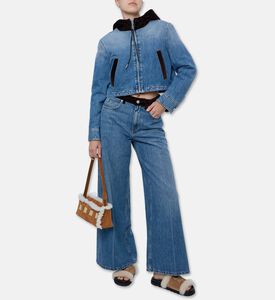 Marni Contrast Hood Cropped Jacket, Model View