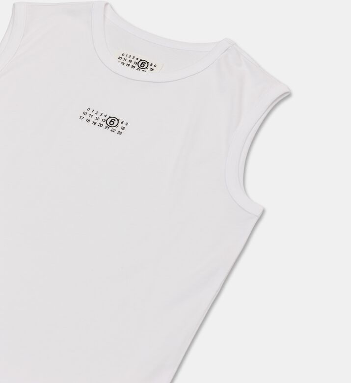 MM6 Logo-print Sleeveless T-shirt, Packshot View