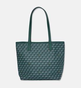 Maya.M Shopper Monogram Tote Bag, Khaki, Packshot View