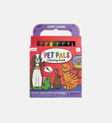 Pet Pals Carry Along Coloring Book Set