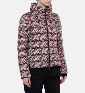 Save the Duck All-over Floral-print High Neck Jacket, Model View