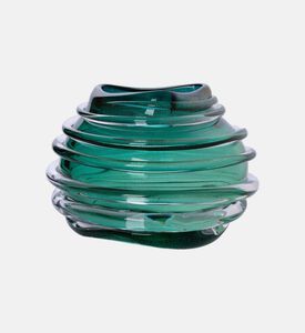 مزهرية كريستال ذهبية مصنوعة يدويًا من نينهو