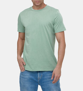 تيشيرت قطن بأكمام قصيرة