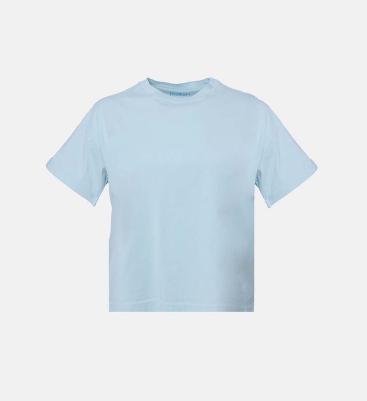 تيشيرت روزي بأكمام قصيرة