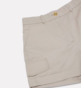 Givenchy Light Gabardine Twisted Seam Shorts, Packshot View