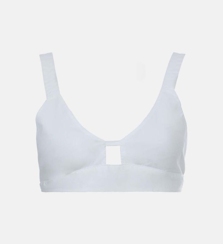 Cotton Cut-out Bralette