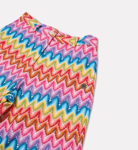 All-over Zigzag-print Shorts