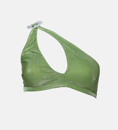 Calix One-shoulder Cut-out Bikini Top