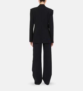 Single-breasted Long-sleeve Blazer