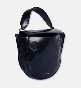 Wandler Hortensia Lizard Piccola Bag, Navy, Packshot View