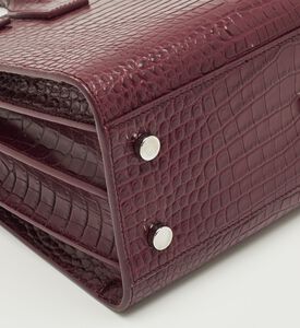 Yves Saint Laurent Saint Laurent Croc-embossed Leather Classic Tote Bag, Packshot View