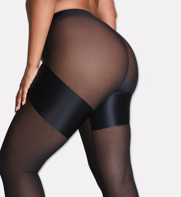 Spanx Shape Satin, Black, S, Model View