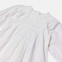 Floral Embroidered Long-sleeve Dress