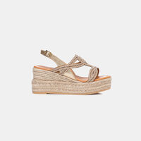 Riad Raffia Wedge-heel Leather Sandals