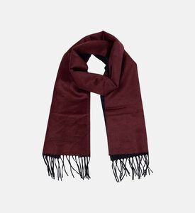 وشاح حريري مزين بأهداب