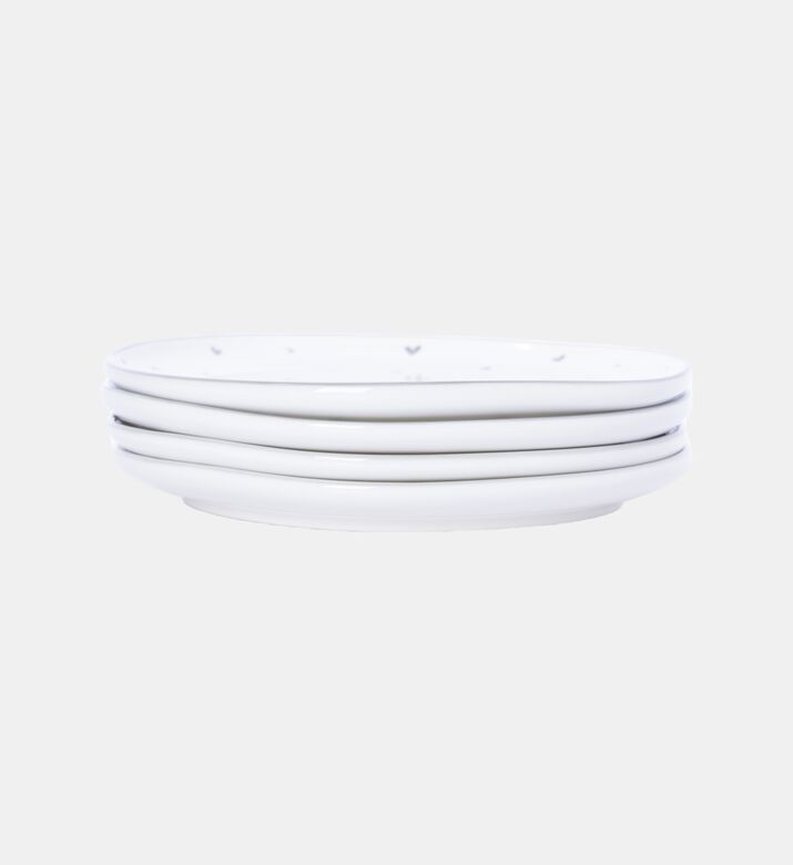 Heart 4-piece Dessert Plate Set