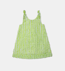 فستان قطن بدون أكمام