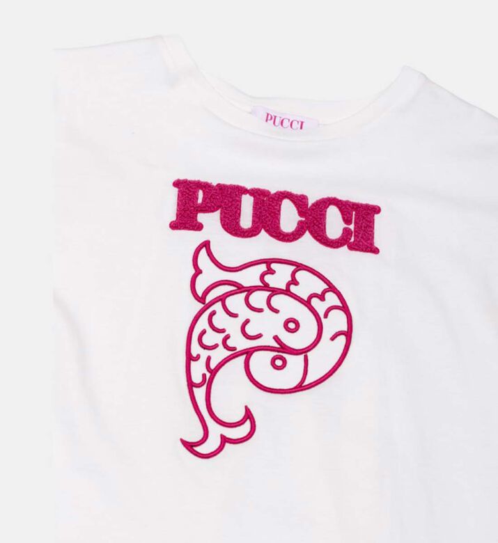 Cotton Pisces Logo T-shirt