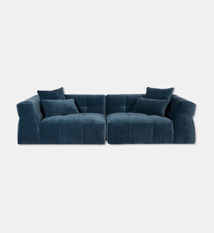 Home Deco and More Casual Wide Track Arms Sofa, Dark-blue, Packshot View