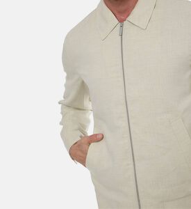 Les Deux Como Coach Slub Regular-fit Jacket, Model View