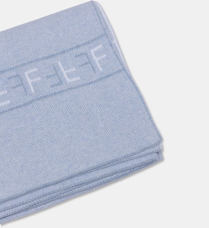 My First Collection Signature Knit Baby Blanket, Azure, Packshot View