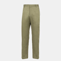 Linen Straight-cut Trousers