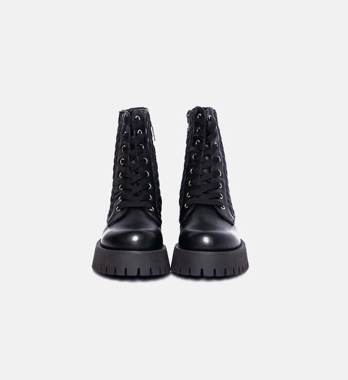 Quilted Leather Boots
