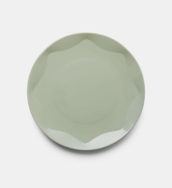 Essenza Glazed Porcelain Dinner Plate - 27 Cm, Green, 27-cm, Packshot View