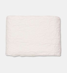 Philipp Plein Rectangular Shape Bed Cover, White, 270x260-cm, Packshot View