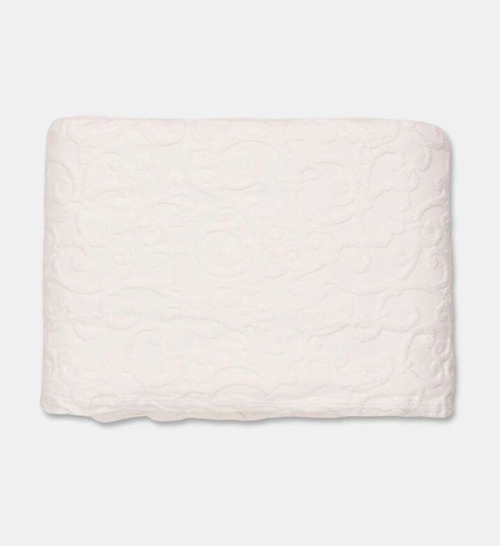 Philipp Plein Rectangular Shape Bed Cover, White, 270x260-cm, Packshot View