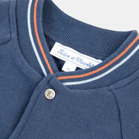 Boy Teddy-cut Fleece Cardigan