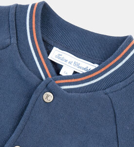 Boy Teddy-cut Fleece Cardigan