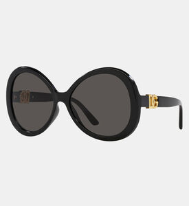 Oversized Round Frame Sunglasses 60