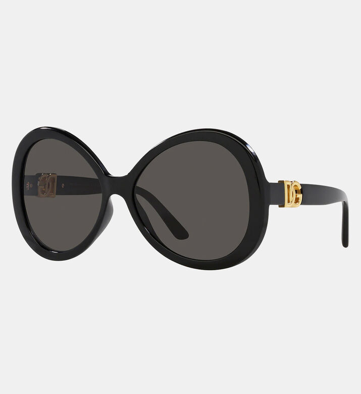 Oversized Round Frame Sunglasses 60