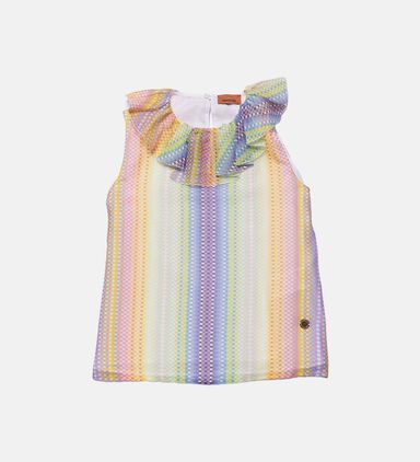 Rainbow Gingham Tank Top