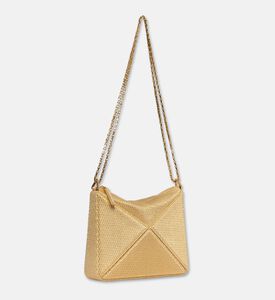 Mlouye Flex Suede Top Handle Mini Bag, Gold, Packshot View