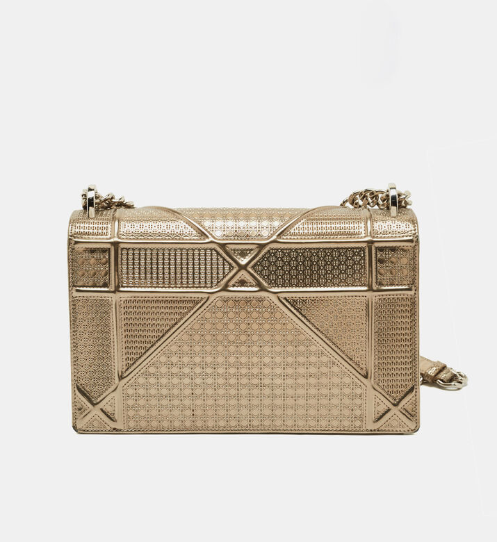 Dior Preowned Dior Metallic Micro Cannage Medium Diorama Shoulder Bag, Packshot View