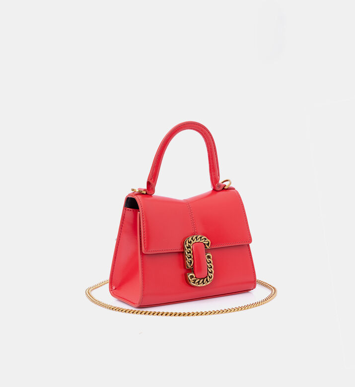 Marc Jacobs The St.marc Top Handle Bag, Red, Packshot View