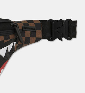 Sprayground Checkered Pattern Zip Fastening Crossbody Bag, Packshot View