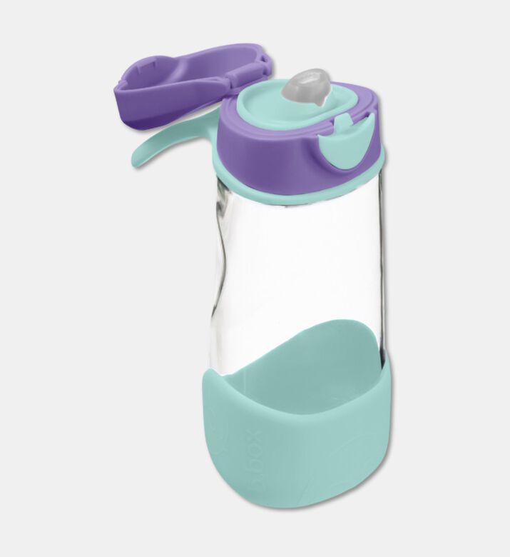 B.Box Two-tone Flip-top Sports Bottle, Purple, Packshot View