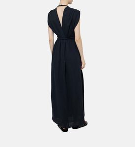 Joya Cotton Open Back Long Dress