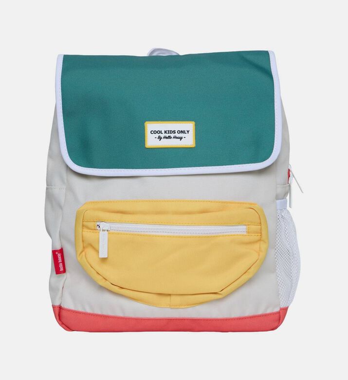Hello Hossy Mini Playmo Side Pocket Backpack, 30x38x12-cm, Multicolor, Packshot View