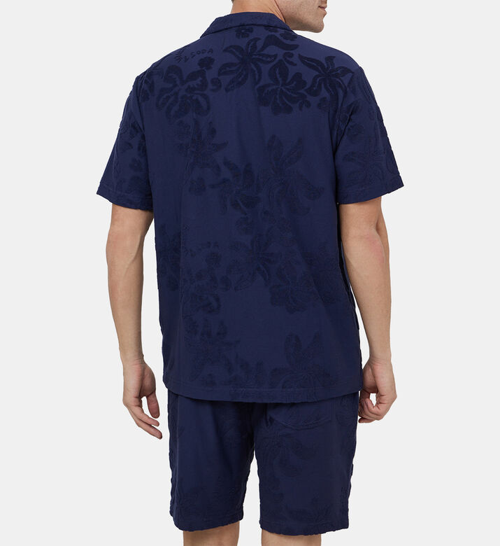Terry Jacquard Short Sleeve Shirt Terry Jacquard Short Sleeve Shirt