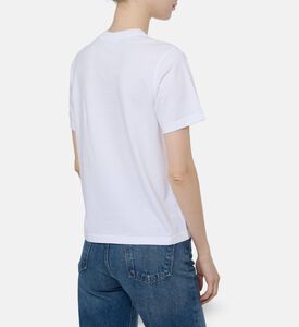 Maison Labiche Logo-print Straight Hem T-shirt, Model View